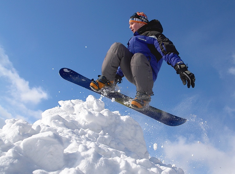 snowboarding